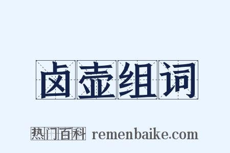 卤壶组词是什么意思的图片